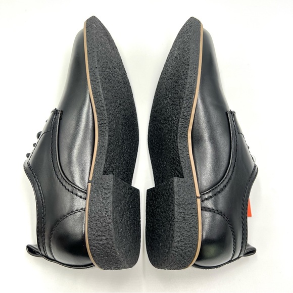 Deer Stags Boys Kids Zander Black Faux Vegan Leather Oxford Derby Dress Shoes 13 - Picture 9 of 14